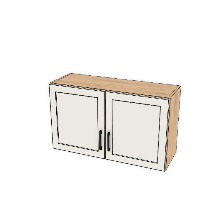 36" Wide x 21" High Fridge/Stove Cabinet - (Ply Wood Boxes - Painted  Doors)