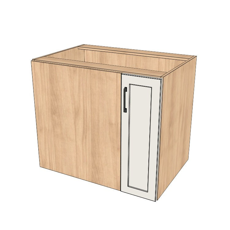 36" Blind Corner Base Cabinet - Door on Right/Left Side - (Ply Wood Boxes - Painted Doors)