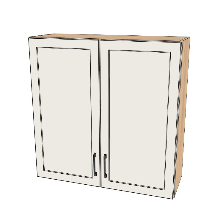 36" Wide x 36" High Wall Cabinet - (Ply Wood Boxes - Painted Doors)