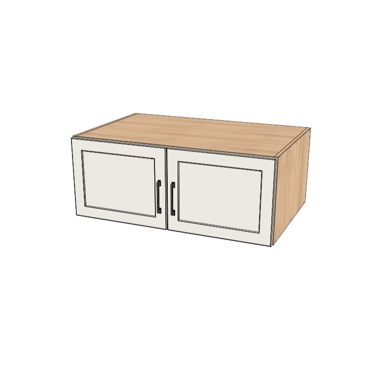 38" Wide x 15" High x 24" Deep Stove/Fridge Cabinet - (Ply Wood Boxes - Painted Doors)