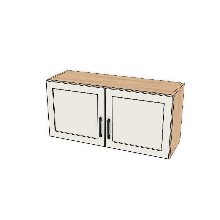 38" Wide x 18" High Fridge/Stove Cabinet - (Ply Wood Boxes - Painted Doors)