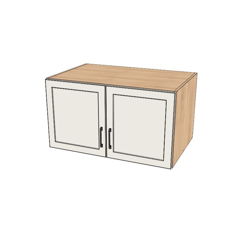 38" Wide x 21" High x 24" Deep Stove/Fridge Cabinet - (Ply Wood Boxes - Thermofoil Doors)