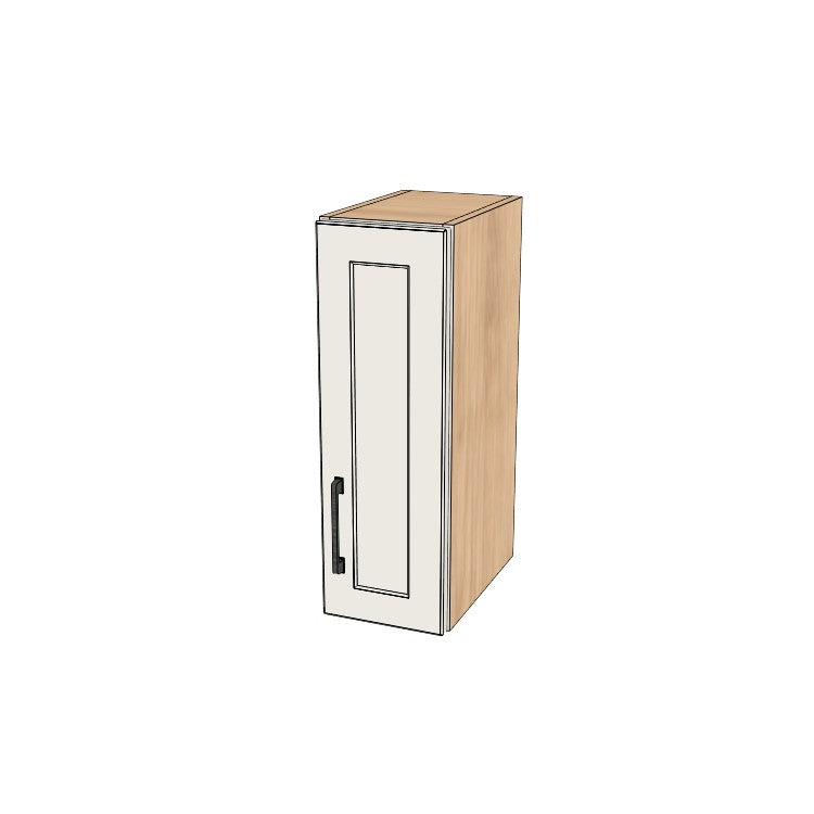 8" Wide x 24" High Wall Cabinet - (Ply Wood Boxes - Painted Doors)