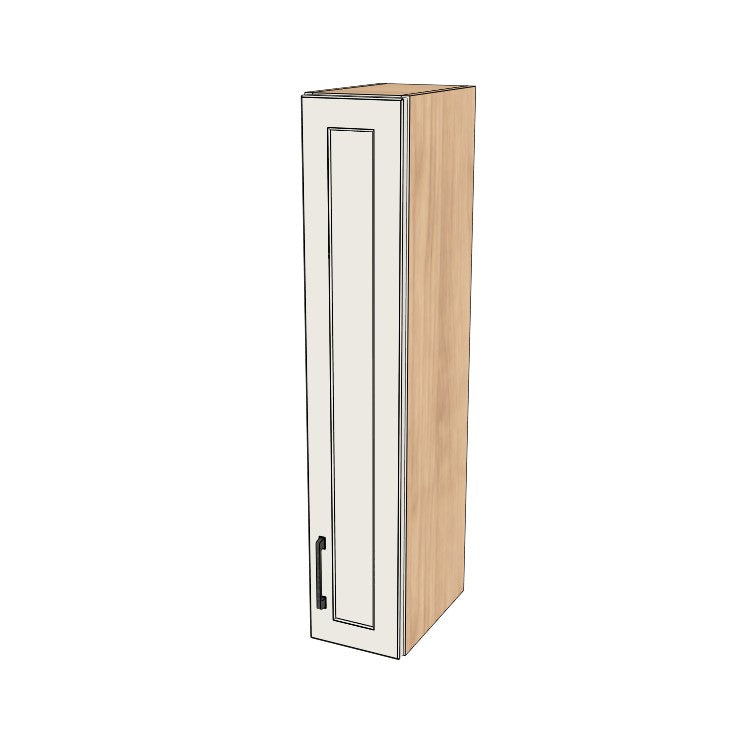 8" Wide x 42" High Wall Cabinet - (Ply Wood Boxes - Painted Doors)