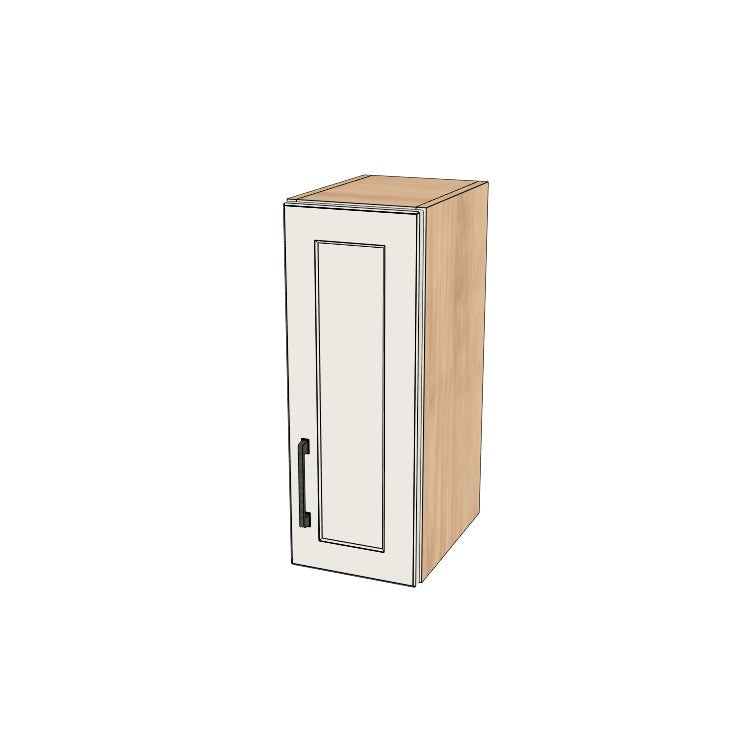 9" Wide x 24" High Wall Cabinet - (Ply Wood Boxes - Thermofoil Doors)