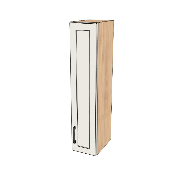 9" Wide x 42" High Wall Cabinet - (Ply Wood Boxes - Thermofoil Doors)