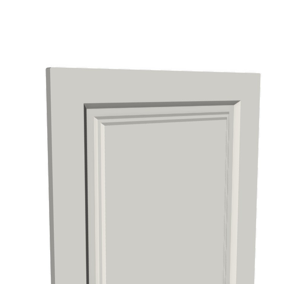 Raised Panel 01 - Unfinished Raw MDF Cabinet Door