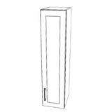 10" Wide x 42" High Wall Cabinet - (White Cabinet Boxes - Thermofoil Doors)