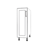 10" Wide Base Cabinet - (White Cabinet Boxes - Thermofoil Doors)
