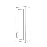 11" Wide x 34" High Wall Cabinet - (White Cabinet Boxes - Thermofoil Doors)