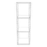 11" Wide x 36" High Wall Cabinet - (White Cabinet Boxes - Thermofoil Doors)