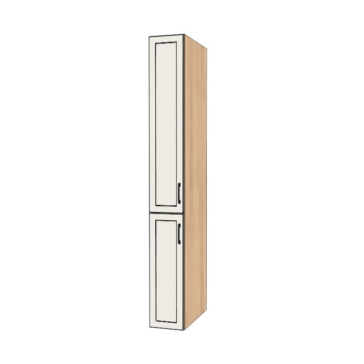 11" Wide Tall Pantry Cabinet - (Ply Wood Boxes - Painted Doors) 24 D