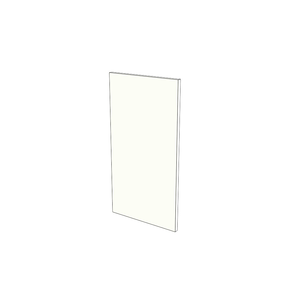 12 3/4" Wide x 24" High Wall Cabinet Finished Side Panel - Melamine
