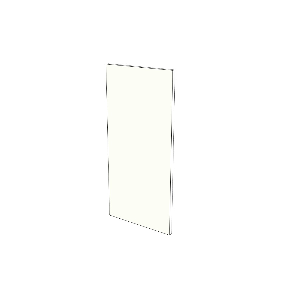 12 3/4" Wide x 27" High Wall Cabinet Finished Side Panel - Painted
