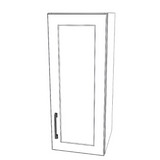 12" Wide x 30" High Wall Cabinet - (White Cabinet Boxes - Painted Doors)