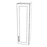 12" Wide x 42" High Wall Cabinet - (White Cabinet Boxes - Thermofoil Doors)