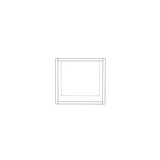13" Wide x 12" High Wall Cabinet - (White Cabinet Boxes - Thermofoil Doors)