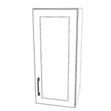 13" Wide x 30" High Wall Cabinet - (White Cabinet Boxes - Thermofoil Doors)