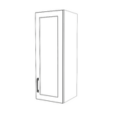 13" Wide x 36" High Wall Cabinet - (White Cabinet Boxes - Thermofoil Doors)
