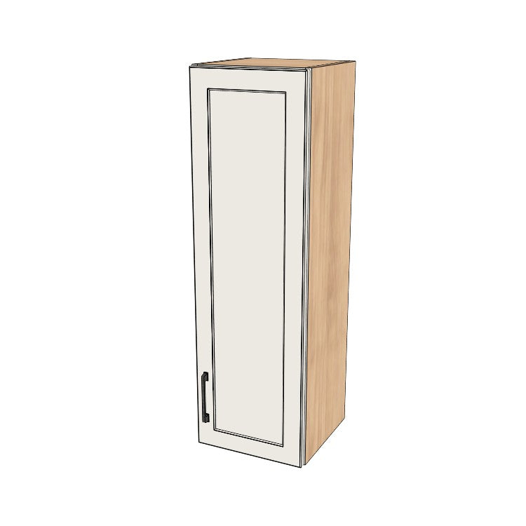 13" Wide x 42" High Wall Cabinet - (Ply Wood Boxes - Thermofoil Doors)
