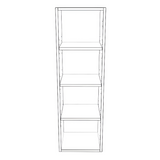 13" Wide x 42" High Wall Cabinet - (White Cabinet Boxes - Thermofoil Doors)