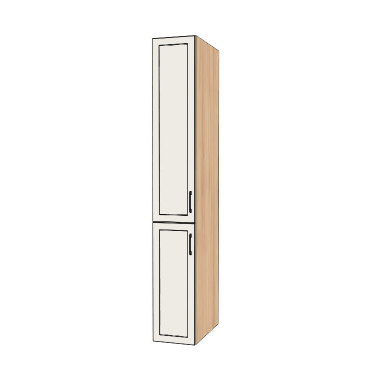 13" Wide Tall Pantry Cabinet - (Ply Wood Boxes - Painted Doors) 24 D