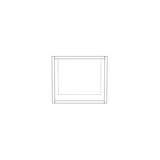 14" Wide x 12" High Wall Cabinet - (White Cabinet Boxes - Thermofoil Doors)