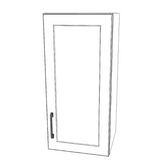 14" Wide x 30" High Wall Cabinet - (White Cabinet Boxes - Thermofoil Doors)