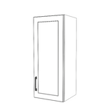 14" Wide x 34" High Wall Cabinet - (White Cabinet Boxes - Thermofoil Doors)
