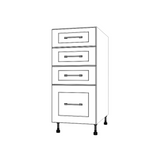 15" Wide Drawer Cabinet - (White Cabinet Boxes - Painted Doors)