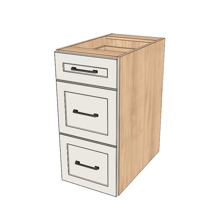 15" Wide Drawer Cabinet - (Ply Wood Boxes - Thermofoil Doors)