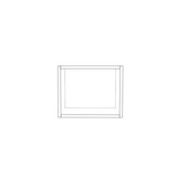 15" Wide x 12" High Wall Cabinet - (White Cabinet Boxes - Thermofoil Doors)