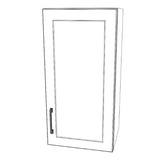 15" Wide x 30" High Wall Cabinet - (White Cabinet Boxes - Thermofoil Doors)
