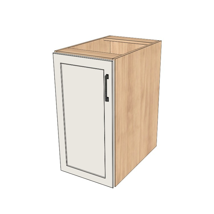 16" Wide Base Cabinet - (Ply Wood Boxes - Painted Doors)