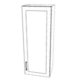 16" Wide x 42" High Wall Cabinet - (White Cabinet Boxes - Thermofoil Doors)