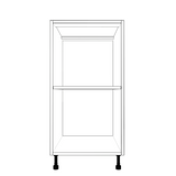 17" Wide Base Cabinet - (White Cabinet Boxes - Thermofoil Doors)