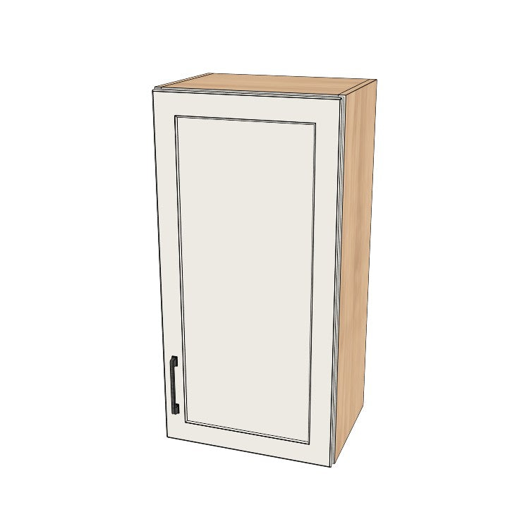 17" Wide x 34" High Wall Cabinet - (Ply Wood Boxes - Thermofoil Doors)