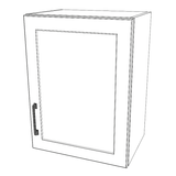 18" Wide x 24" High Wall Cabinet - (White Cabinet Boxes - Thermofoil Doors)