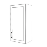 18" Wide x 36" High Wall Cabinet - (White Cabinet Boxes - Thermofoil Doors)