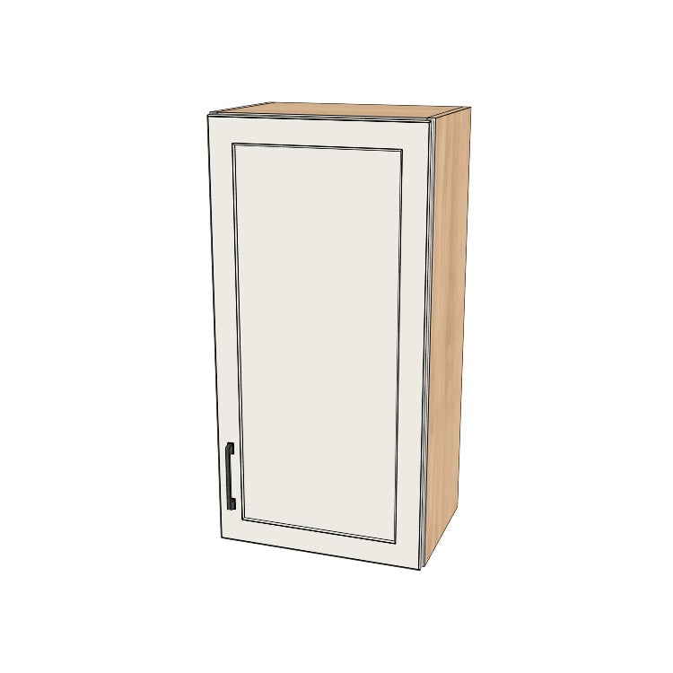 18" Wide x 36" High Wall Cabinet - (Ply Wood Boxes - Thermofoil Doors)