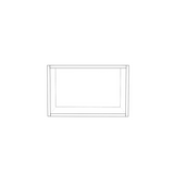 19" Wide x 12" High Wall Cabinet - (White Cabinet Boxes - Thermofoil Doors)