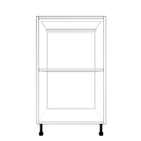20" Wide Base Cabinet - (White Cabinet Boxes - Thermofoil Doors)