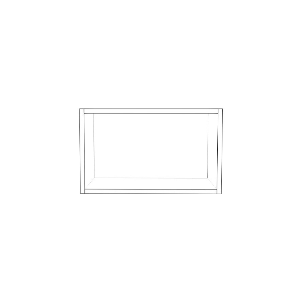 20" Wide x 12" High Wall Cabinet - (White Cabinet Boxes - Thermofoil Doors)