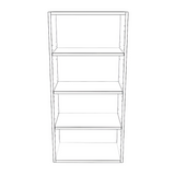 20" Wide x 42" High Wall Cabinet - (White Cabinet Boxes - Thermofoil Doors)
