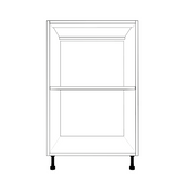 21" Wide Base Cabinet - (White Cabinet Boxes - Thermofoil Doors)