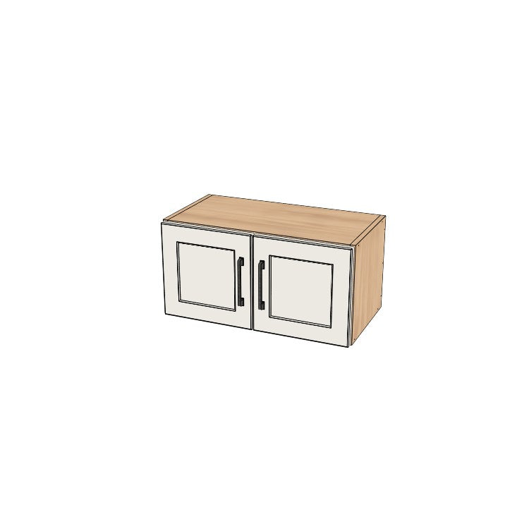 24" Wide x 12" High Fridge/Stove Cabinet - (Ply Wood Boxes - Painted  Doors)