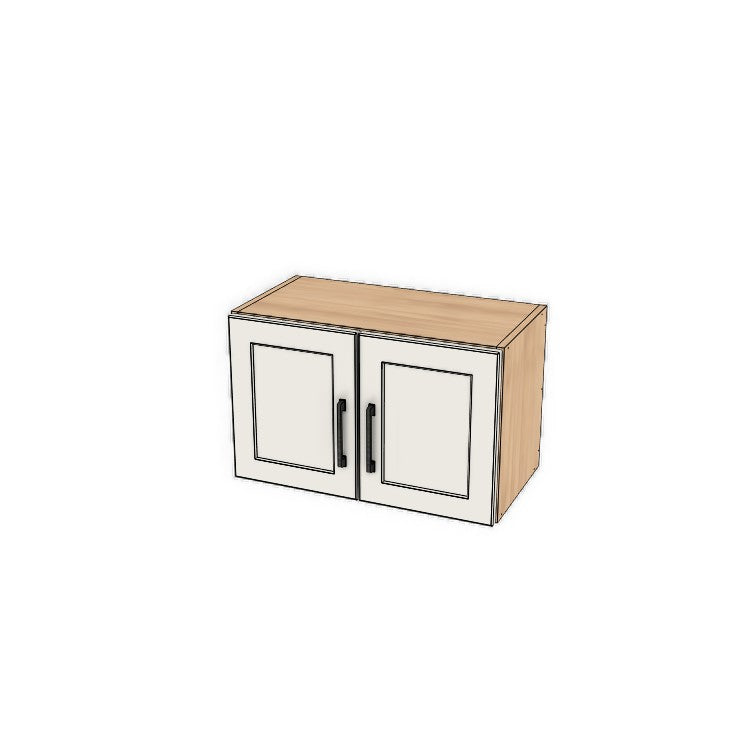 24" Wide x 15" High Fridge/Stove Cabinet - (Ply Wood Boxes - Thermofoil Doors)