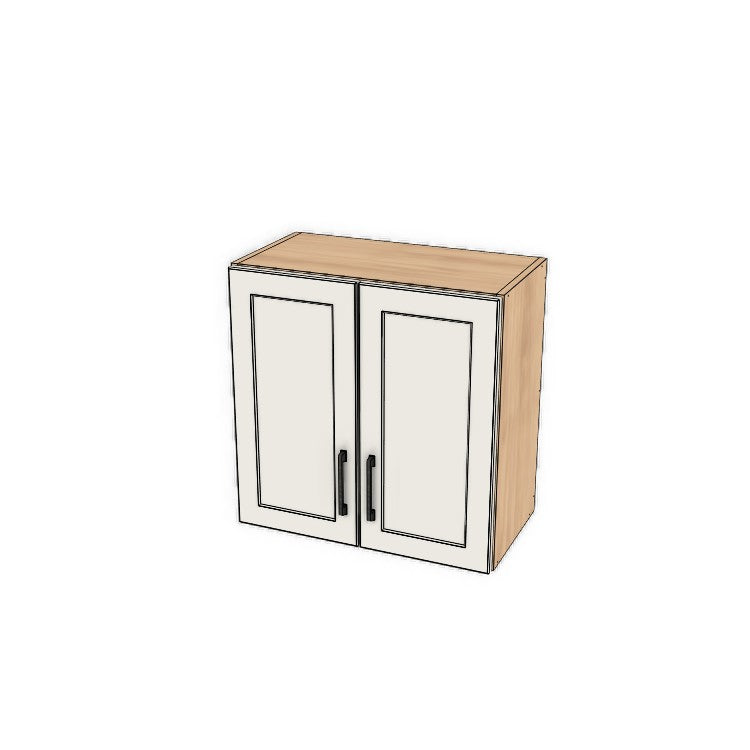 24" Wide x 24" High Fridge/Stove Cabinet - (Ply Wood Boxes - Painted  Doors)