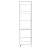 25" Wide Tall Pantry Cabinet - (White Cabinet Boxes - Thermofoil Doors) 24 D