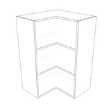 24x24" Wide x 36" High Corner Wall Cabinet - (White Cabinet Boxes - Thermofoil Doors)